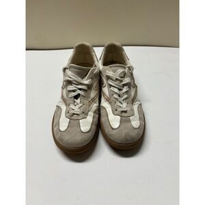 Madden Girl Keenar White Multi Suede Gum Sole Sneakers Shoes Womens 5 MKEENAR